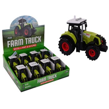 FARMSKÝ TRAKTOR SO SVETLOM A ZVUKOM - V DISPLAYI (8 ks)