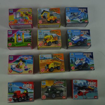 STAVEBN&Eacute; KOCKY BRICKS - MIX S&Eacute;RIA V DISPLAYI (20 ks)