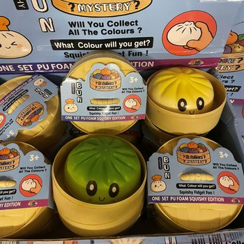 RAGE - Squishy Bun Dumplings VEĽK&Eacute; - ONE SET PU FOAM SQUISHY EDITION (12 ks)