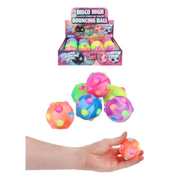 Svietiaca Disco Hopkalka - 6cm - Displej 12 ks