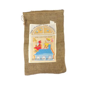 Stredn&eacute; Jutov&eacute; Vrece Mikul&aacute;&scaron; / Sinterklaas (2 ks)