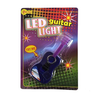 KĽ&Uacute;ČENKA GITARA SO SVETLOM NA KARTE (24 ks)
