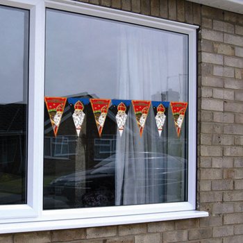 Samolepky na okno Sinterklaas (12 ks)
