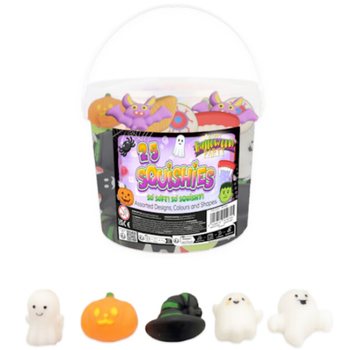 MIX HALLOWEEN SQUISHY FIG&Uacute;ROK V K&Yacute;BLIKU (25 ks)