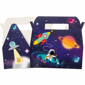 Menu krabičky Vesm&iacute;r / Space - 22,5 x 12 x 9,5 cm (24 ks)