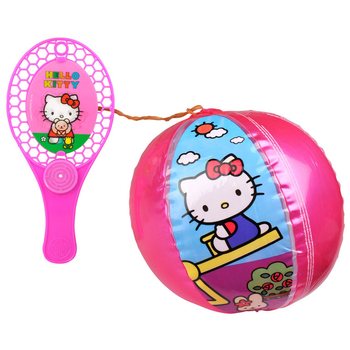 Hello Kitty Set pálka s nafukovacou loptičkou na gumičke (12 ks)
