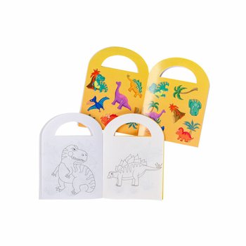 Dinosaurie Omaľov&aacute;nky s N&aacute;lepkami (48 kusov)