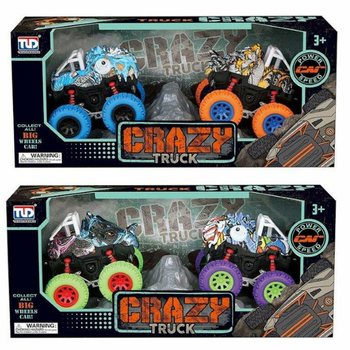 2-DIELNA Sada Dinosaurích Monster Truckov na Zotrvačník v Darčekovom Balení