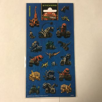 NÁLEPKY: DINOTRUX, Rozm. 20 x 10 cm (10 ks)