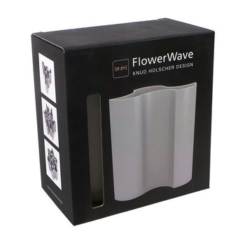 D-ZN - Váza na Kvety FLOWERWAVE - Biela (1 ks)