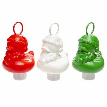 Vianočn&eacute; kachličky na lovenie kachl&iacute; XMAS DUCKZ - 12 CM (15 ks)