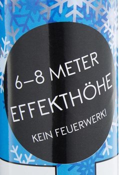 Konfetov&eacute; delo - Snehov&aacute; vločka - 40 cm - party shooter (10 ks)