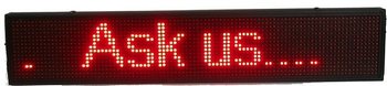 LED Sveteln&aacute; Tabuľa do Auta 12V - Bežiaci Text Reklama