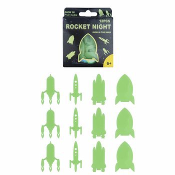 SVIETIACE RAKETY VESM&Iacute;R NA STROP GLOW IN THE DARK V DISPLEJI (24ks)
