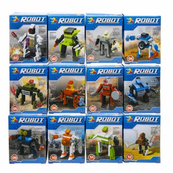 Stavebnice Roboti (12 kusov v Displayi)
