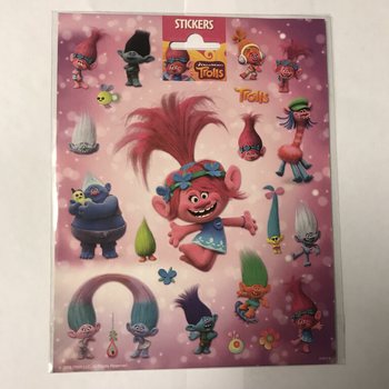 VEĽKÉ ARCHY NÁLEPIEK TROLLS, 20x16 cm (10 ks)