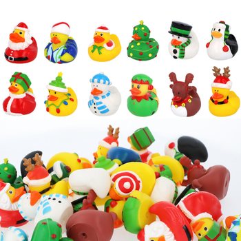 Mix Vianočn&eacute; Kačičky do vane 6cm (12 ks) - Sviatočn&eacute; darčeky