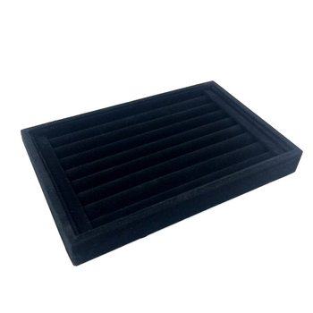 ZAMATOVÝ STOJAN NA PRSTENE 22,5x14,5cm (1 ks)