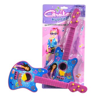 HRAČKÁRSKA GITARA NA KARTE (6 ks)