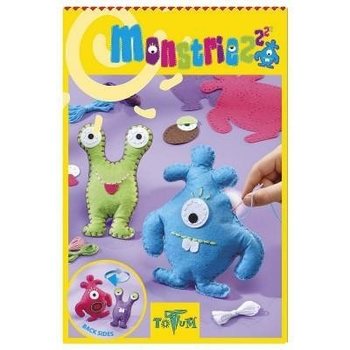 MONSTRIES 2 - V&Yacute;ROBA OBOJSTRANN&Yacute;CH PLSTEN&Yacute;CH PR&Iacute;&Scaron;ERIEK (6 ks)