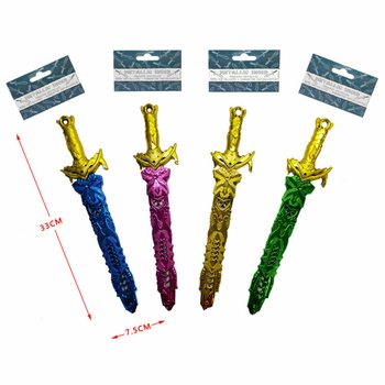 METALICK&Yacute; FAREBN&Yacute; MEČ, 33 CM DLH&Yacute; (36ks)