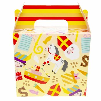 SINTERKLAAS MENU BOX / DARČEKOV&Aacute; KRABIČKA 14x10x17 cm (12 ks)