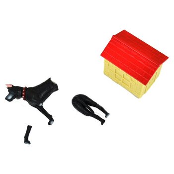 3D Puzzle Pes na karte (12 ks)