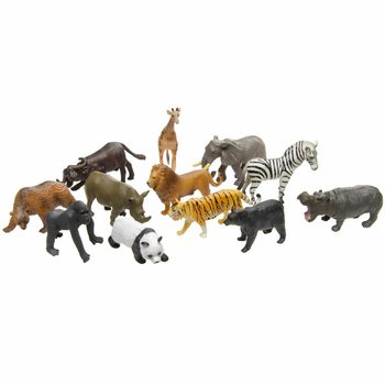 ANIMAL WORLD - MIX FIG&Uacute;ROK DIVOK&Yacute;CH ZVIERAT (12 ks)