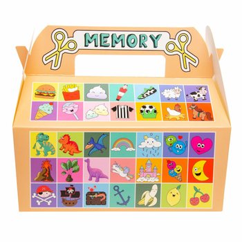 Veľk&eacute; Menu Boxy Memory - 22,5 x 12 x 9,5 cm (24 ks)