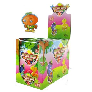 3D puzzle so sladkosťami (30 ks)