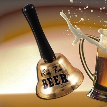 Zvonček „Ring for a Beer“ v darčekovom balení (2 ks)