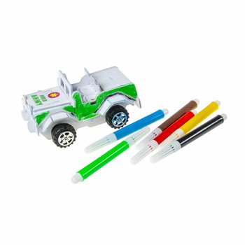 3D puzzle Postav a vyfarbi si vlastn&eacute; auto (12 ks)