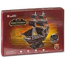 3D puzzle - Pir&aacute;tska loď Queen Anne's Revenge
