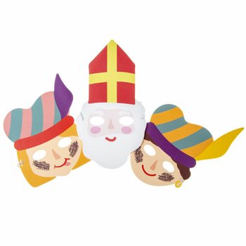 SINTERKLAAS - PENOV&Eacute; MASKY SV. MIKUL&Aacute;&Scaron; A PIET (48 ks)