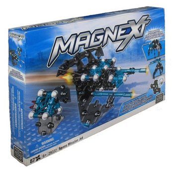 MEGABLOKS MAGNEXT SPACE MISSION JET - 29332 Magnetick&aacute; Stavebnica