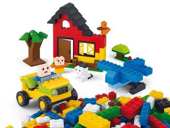 Sluban z&aacute;kladn&eacute; stavebn&eacute; kocky 415 kusov M38-B0502 (1 krabica)
