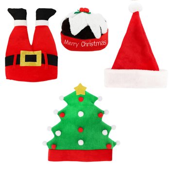 MIX LUXUSN&Yacute;CH VTIPN&Yacute;CH VIANOČN&Yacute;CH ČIAPOK - XMAS CAPS (6 ks)