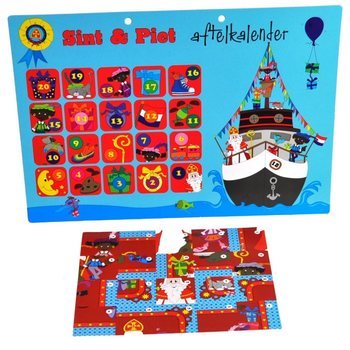 Odpočítavací kalendár Sinterklaas a Piet - Model 2 (9 ks)
