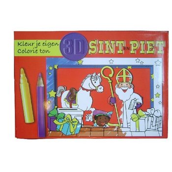 Sinterklaas / Mikul&aacute;&scaron;ske 3D Tvoriv&eacute; Okienko (12 ks)