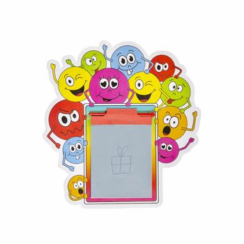 Magick&aacute; tabuľka na kreslenie Smiley - Mix (30 kusov)