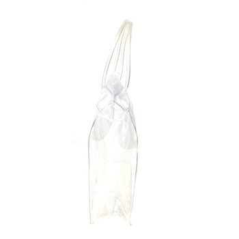 Luxusn&aacute; Priehľadn&aacute; Baliaca Ta&scaron;ka s Kř&iacute;žov&yacute;m Dnom a Pevn&yacute;m Madlem 18,5x18cm (25 ks)