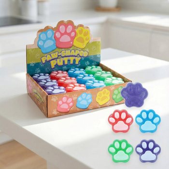 Sliz v tvare psej labky - Paw Shaped Putty (24 ks)