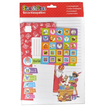 14-dielna Mikulášska Sada na Dopisy (Balenie 12 ks)