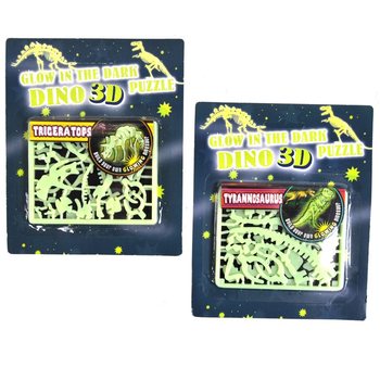 Svietiace v tme 3D dino puzzle (24 ks)