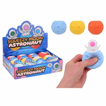 Astronaut Squeezy Moon Ball - V Displayi (12 Kusov)