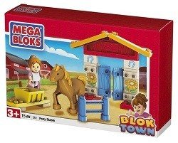 MEGABLOKS BLOK TOWN STAJŇA PRE PON&Iacute;KOV - 361 (2 ks)