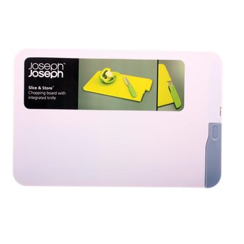 JOSEPH JOSEPH - DOSKA NA KR&Aacute;JANIE SLICE & STORE S INTEGROVAN&Yacute;M NOŽOM (1 ks)