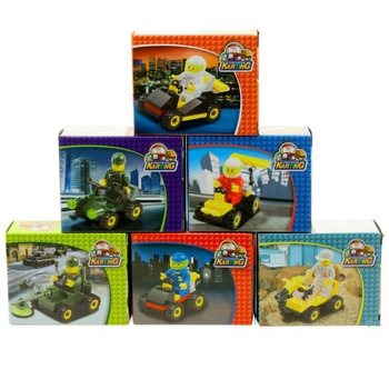 Stavebn&eacute; Kocky BRICKS Aut&iacute;čka (9 ks)