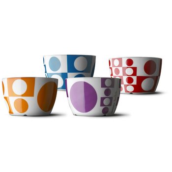 MENU - VERNER PANTON 4-dielna Sada Misiek 12 cm (1 ks)