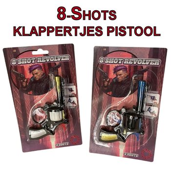 KAPSLOVÁ PIŠTOĽ NA 8 RÁN NA KARTE (24 ks)